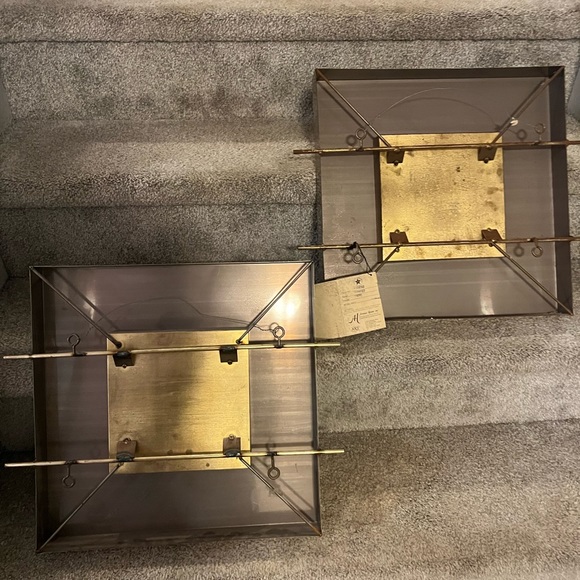 Vintage Curtis Jere Abstract Mixed Metal Wall Sculpture set of 2 Violin & Drum - Picture 8 of 16